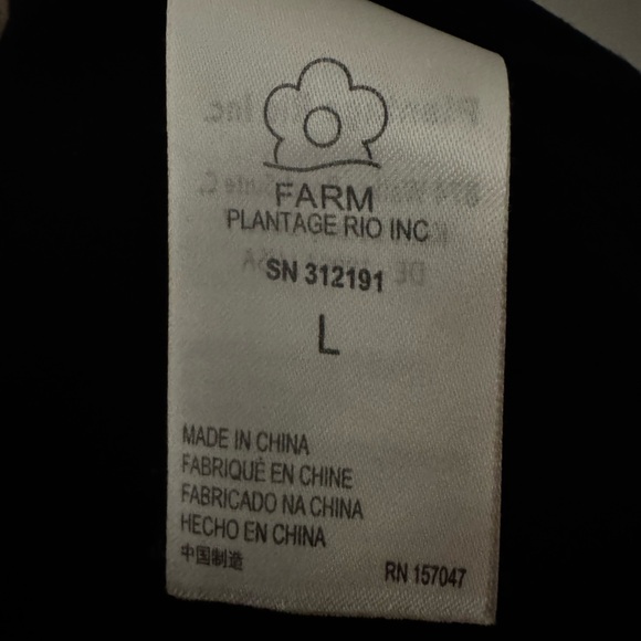 FARM Rio Black and Red Patterned Mini Dress - Picture 13 of 13